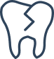 Restorative dentistry cracked tooth