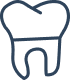 Crowns and bridges tooth icon